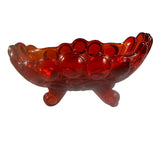 Mosser Eye Winker Ruby Red Jam Candy Nut Jewelry Caddie Dish New