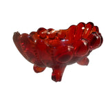 Mosser Eye Winker Ruby Red Jam Candy Nut Jewelry Caddie Dish New