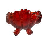 Mosser Eye Winker Ruby Red Jam Candy Nut Jewelry Caddie Dish New