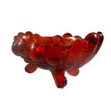 Mosser Eye Winker Ruby Red Jam Candy Nut Jewelry Caddie Dish New