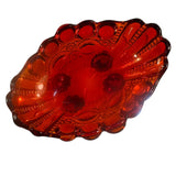 Mosser Eye Winker Ruby Red Jam Candy Nut Jewelry Caddie Dish New