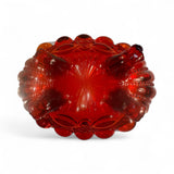Mosser Eye Winker Ruby Red Jam Candy Nut Jewelry Caddie Dish New