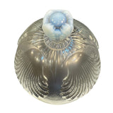 Mosser Seashell Pattern Round Butter Cheese Dish With Dome Lid Crystal Opalescent New USA
