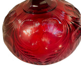 Mosser Ruby Red Glass Compote Pedestal Bowl New USA 6.5” Fruit Candy