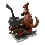 Disney Holiday Train Car Kanga Pooh Danbury Mint Christmas Vintage 4”