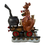 Disney Holiday Train Car Kanga Pooh Danbury Mint Christmas Vintage 4”