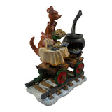 Disney Holiday Train Car Kanga Pooh Danbury Mint Christmas Vintage 4”