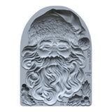Iron Orchid Designs IOD Saint Nick Santa Mould Christmas Holiday 5x7