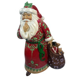 Jim Shore Santa Shush Quiet Secret 8.5” New Christmas