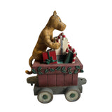 Classic Holiday Winnie The Pooh Train Set Tigger Eeyore Piglet Disney Christmas Vintage