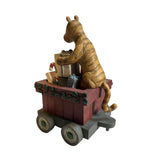 Classic Holiday Winnie The Pooh Train Set Tigger Eeyore Piglet Disney Christmas Vintage