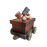 Classic Holiday Winnie The Pooh Train Set Tigger Eeyore Piglet Disney Christmas Vintage