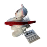 Annalee Kitty Love White Kitten Persian Cat Heart Felt Figure New