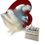 Annalee Kitty Love White Kitten Persian Cat Heart Felt Figure New