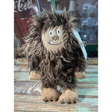 Lazy One Bigfoot Plush Critter Pal Toy Soft Faux Fur Embroidered Details 12-Inch Brown Stuffed New