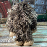 Lazy One Bigfoot Plush Critter Pal Toy Soft Faux Fur Embroidered Details 12-Inch Brown Stuffed New