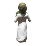 Willow Tree "Magnolia" Figurine Holding Green Wreath Hand-Painted Resin 5.5" New Texas