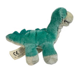 Vintage Bratz Doll Tiny Blue Dinosaur Plush with Cozy Cloud Print Pajama Pant Set