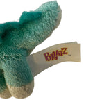 Vintage Bratz Doll Tiny Blue Dinosaur Plush with Cozy Cloud Print Pajama Pant Set