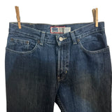 Old Navy Blue Jeans Straight Leg Dark Wash Women’s Denim Pants Size 8 Long