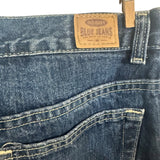 Old Navy Blue Jeans Straight Leg Dark Wash Women’s Denim Pants Size 8 Long