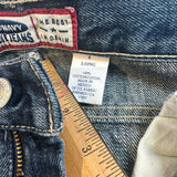 Old Navy Blue Jeans Straight Leg Dark Wash Women’s Denim Pants Size 8 Long