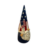 Jim Shore Patriotic Gnome Figurine Betsy Ross Flag Stars & Stripes Hat Americana Decor