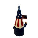 Jim Shore Patriotic Gnome Figurine Betsy Ross Flag Stars & Stripes Hat Americana Decor