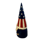 Jim Shore Patriotic Gnome Figurine Betsy Ross Flag Stars & Stripes Hat Americana Decor
