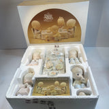 Vintage Precious Moments We Gather Together To Ask The Lords Blessing 6 Piece Figurine Set Thanksgiving
