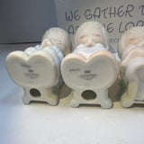 Vintage Precious Moments We Gather Together To Ask The Lords Blessing 6 Piece Figurine Set Thanksgiving