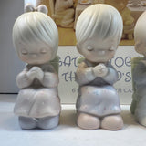 Vintage Precious Moments We Gather Together To Ask The Lords Blessing 6 Piece Figurine Set Thanksgiving