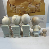 Vintage Precious Moments We Gather Together To Ask The Lords Blessing 6 Piece Figurine Set Thanksgiving