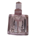 Mosser Pink Glass Cross Figurine On Tiered Base 4.5" Religious Decor Christian Easter New USA