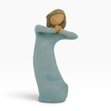 Willow Tree "Journey”  Hand-Painted Figurine In Blue Dress By Susan Lordi