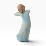 Willow Tree "Journey”  Hand-Painted Figurine In Blue Dress By Susan Lordi