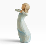 Willow Tree "Journey”  Hand-Painted Figurine In Blue Dress By Susan Lordi