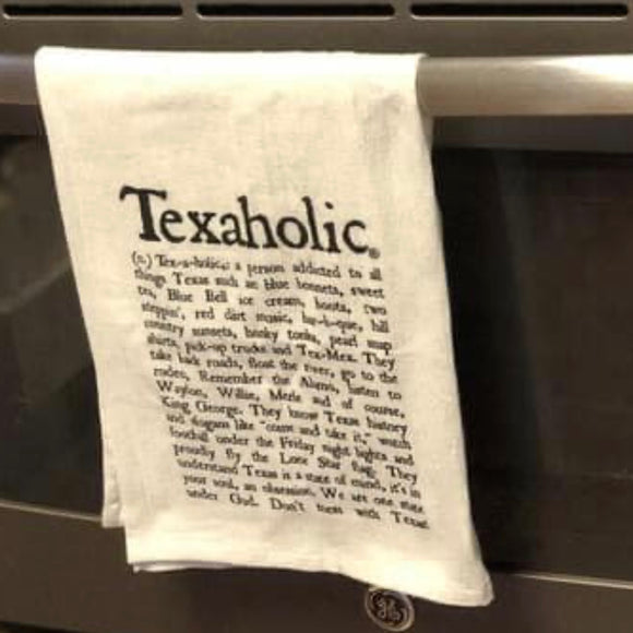 Texaholic Dish Towel