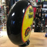Indian Motorcycle Authorized Dealer Reproduction Gas Pump Globe, Glass Lenses