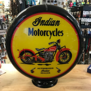Indian Motorcycle Reproduction Gas Pump Globe