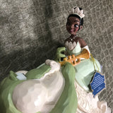 Jim Shore Disney Princess White Woodland Tiana and Louie the Frog