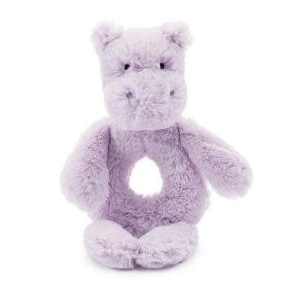 Hippo Plush Ring Rattle by Jellycat