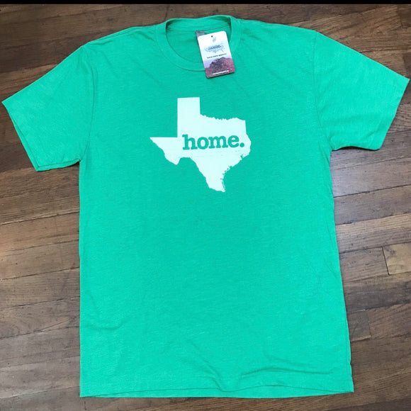 Texas Home TShirt, Kelly Green