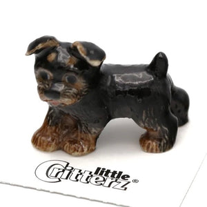 Little Critterz Yorkshire Terrier Miniature Porcelain Figurine