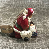 Jim Shore Santa with Baby Jesus Ornament