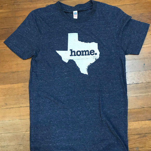Texas Home TShirt, Heather Denim, Size S
