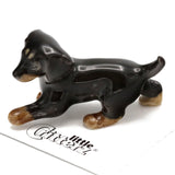 Little Critterz Dachshund Dog Miniature Porcelain Figurine