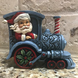 Jim Shore Santa in Train Engine Ornament