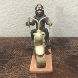 Bigfoot Sasquatch Riding a Motorcycle