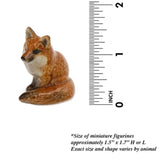 Little Critterz Red Fox Miniature Porcelain Figurine